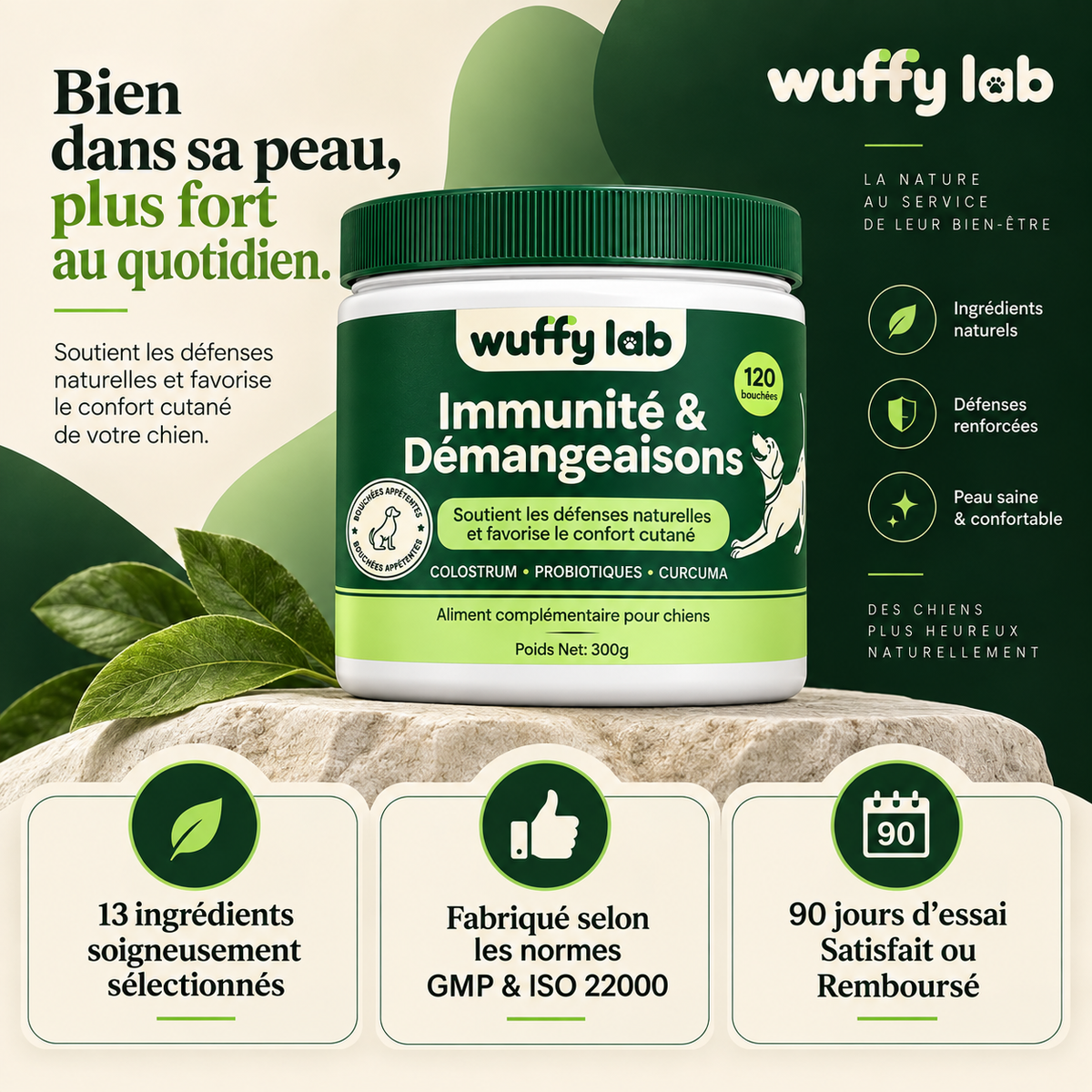 WuffyLab Immunité & Démangeaisons