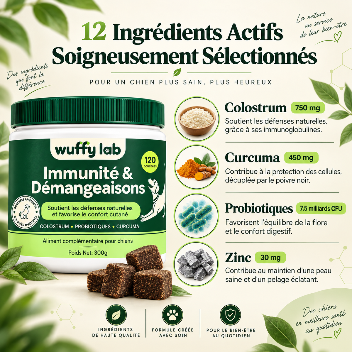 WuffyLab Immunité & Démangeaisons
