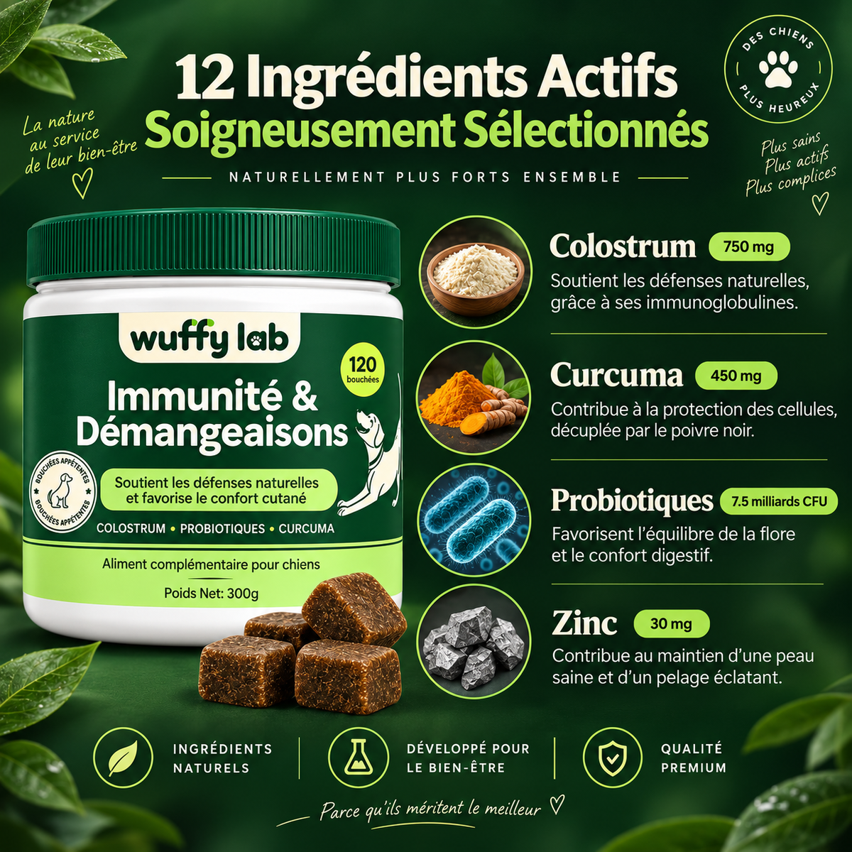 WuffyLab Immunité & Démangeaisons