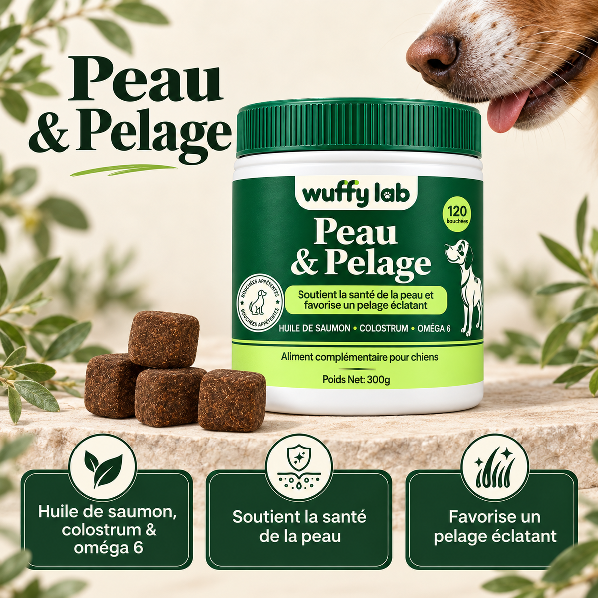 WuffyLab Peau & Pelage