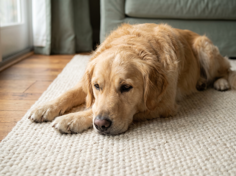Chien au repos