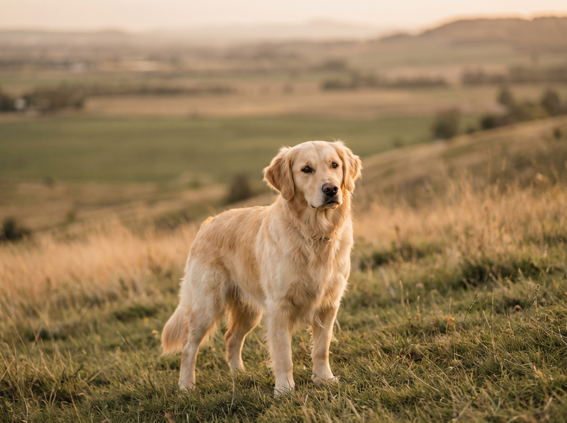 Chien plein de vitalité